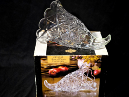 GODINGER Cornucopia Centerpiece SHANNON COLLECTION 24% Lead Crystal - BR... - $502.77 MXN