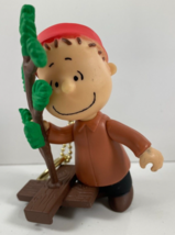 2010 DoAllSer Peanuts 3 in LINUS Christmas Tree Rubber Ornament Figurine - $18.80