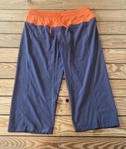 Lululemon Women’s Cropped Wide Leg Athletic pants size 8 Grey orange AU - £20.04 GBP