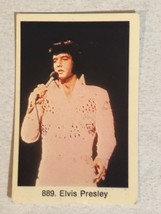 Elvis Presley Vintage Dutch Gum Trading Card #889 Elvis In White jumpsuit - $6.92