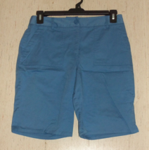 New Womens Susan Graver Blue Shorts Size S - £20.14 GBP