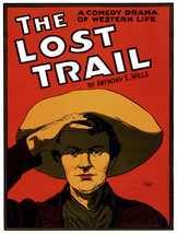 18x24&quot;Decoration Poster.Interior room design art.The lost trail.Western.6455 - $32.67