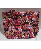 Vera Bradley Women&#39;s Purse Shoulder Bag SMALL VERA TOTE ROSA FLORAL recy... - $169.14 CAD