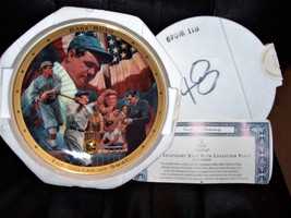 MIB - Franklin Mint Heirloom Plate - Royal Doulton - Babe Ruth - COA &amp; Mailer - £17.21 GBP