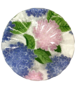 Fused Art Glass Shallow Bowl By Sydenstriker Glass, Signed AC Ross - $14.24