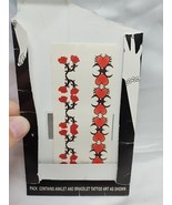Heart And Rose Temporary Anklet And Bracelet Tattoos - $16.28 CAD