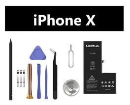 iPhone X 3200mAh High Capacity Replacement Battery A1865 A1901 with Tool Kit Pro - £19.97 GBP