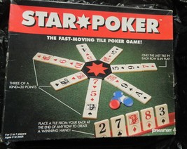 Star Poker 1994 Pressman Game-Complete - £9.39 GBP