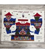 Susan Winget Christmas Cut &amp; Sew Fabric Panel Jingle Bells School Teache... - $15.34