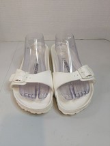 Birkenstock Madrid EVA Sandals Women&#39;s 9.5 US 41 EU Rubber Slides White - £24.06 GBP