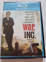 War INC. Blu-ray disc John Cusack Hilary Duff Marisa Tomei Ben Kingsley - $18.69