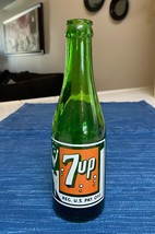 Vtg 1945 7 UP ACL Soda Bottle Bakersfield California Swimsuit Bubble Lad... - £21.04 GBP