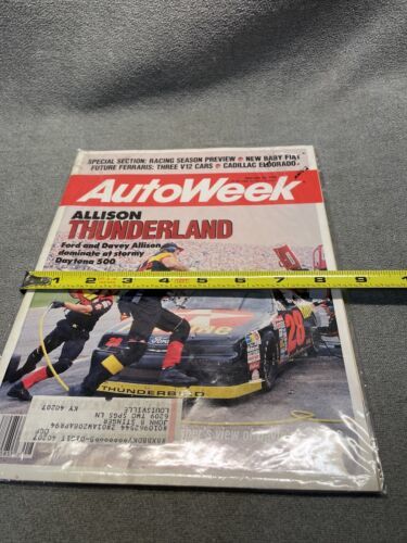 AutoWeek Automobile Magazine February 1992 Ford Davey Allison Daytona 500 KG Item image 11