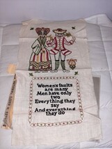 Vintage Needle &#39;N Hoops Cross Stitch Kit Humor Needlework Embroidery Gra... - $24.00