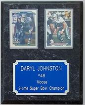 Frames, Plaques and More Daryl Johnston Dallas Cowboys 8x10 2-Card Stat Plaque - £17.69 GBP