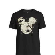Disney Men’s Halloween Graphic Tee Glow in the Dark Mickey Ears, Size L ... - $12.86