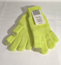 Womens Essential Gloves A New Day Neon Green One Size Touchscreen Compatible - £5.48 GBP