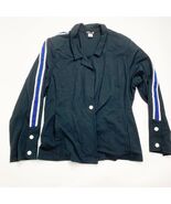 Venus Womens Black Jacket with Stripe arm Sz 22 *Flawed - Read Description* - €12,14 EUR