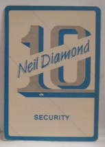 NEIL DIAMOND - OLD ORIGINAL CONCERT TOUR CLOTH BACKSTAGE PASS  ***LAST O... - £7.86 GBP