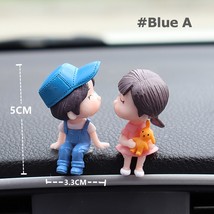  Car Interior Decoration Cute Kissing Couple Action Figure Auto Dashd Decoration - £31.83 GBP