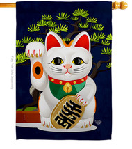 Fortune Cat House Flag Fantasy 28 X40 Double-Sided Banner - $36.97
