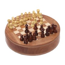 Novica Handmade Fun Times Mini Wood Chess Set - $1,099.75 MXN