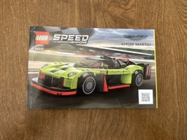 Lego Speed Champions Aston Martin 76910 Instructions Only Green Car - £7.02 GBP
