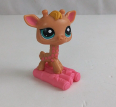 2010 Hasbro LPS Littlest Pet Shop #4 Giraffe McDonald&#39;s Toy - £3.02 GBP