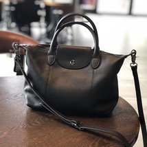 Fashion Handbags Women Bags New Genuine Leather Large Capacity Soft Cowhide Shou - £92.48 GBP