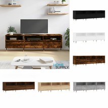 Modern Wooden Large Wide TV Stand Cabinet Entertainment Unit With 6 Comp... - $101.66+