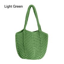 Crochet Tote Bag  Beach Bag for Women Summer Aesthetic Knit Bag Fairy Grunge Tot - £93.59 GBP