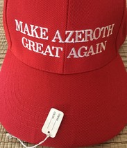 BATTLE FOR AZEROTH World Of Warcraft MAKE AZEROTH GREAT AGAIN EMBROIDERED - £12.19 GBP
