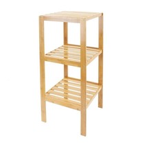 Modern Wooden Bathroom Shelf Cabinet Cupboard Bedroom Storage Unit Free Standing - £27.41 GBP