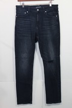 NEW Men&#39;s Calvin Klein Slim Jeans Faded Dark Distessed Wash 33 x 30  $89.50 - £27.13 GBP