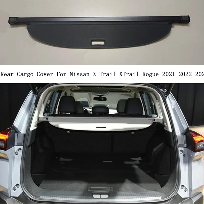 Rear Cargo Cover For Nissan X-Trail XTrail Rogue 2021 2022 2023 Privacy Trunk - £123.34 GBP