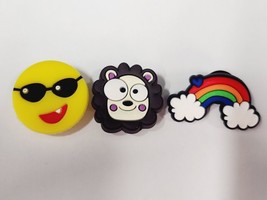 Face Rainbow and Lion Cute Cartoon Shoe Charms Fashion Fun Great Gift - $5.19