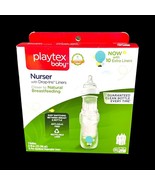 Playtex Nurser 8-10 oz 3 Bottles w/ 15 Drop-Ins Liners Anti Colic Liner ... - £23.34 GBP