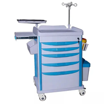 Hospital office furniture medicine trolley ABS premium hospital medicine... - $420.00