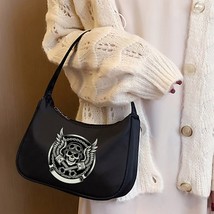 Fashion Trend Women&#39;s Bag Commuter Shoulder Bag Handbag Punk Pattern Print Fashi - £24.13 GBP