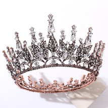 New Vintage Baroque Tiaras and Crowns Bling Crystal Rhinestone Headbands for Wom - £23.02 GBP