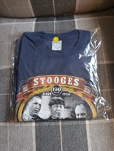 Three Stooges Knuckleheads Moonshine Whiskey Larry Moe Curly Men T Shirt... - £15.69 GBP