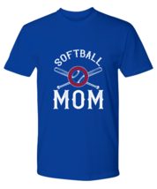 Mom TShirt Softball Mom Royal-P-Tee  - £16.82 GBP
