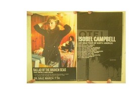 Isobel Campbell Poster 2 sided Ballad Of The Broken Seas Belle and Sebas... - $22.49