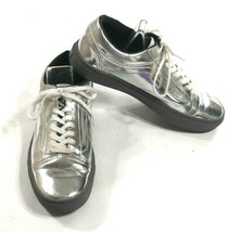 Vans Old Skool Olympics Metallic Silver Sneakers Gray Sidewall Shoes W10/M8.5 ** - £61.14 GBP
