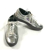 Vans Old Skool Olympics Metallic Silver Sneakers Gray Sidewall Shoes W10... - £57.87 GBP