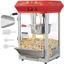 VEVOR Popcorn Popper Machine 8 Oz Countertop Popcorn Maker 850W 48 Cups Red - $3,471.60 MXN