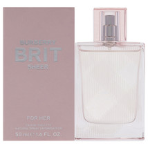 Burberry Brit Sheer by Burberry for Women - 1.6 oz EDT Spray - £27.72 GBP