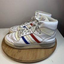 Adidas Rivalry High French Tricolor Mens Size 9 Shoes Hi Top White Sneakers - $34.64