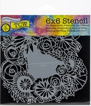 Crafter&#39;s Workshop Template 6&quot;X6&quot; Floral Statement - $9.52