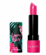Almay Lip Vibes Lipstick Cream Love Big 300 New Sealed Sexy Pink - $155.09 MXN